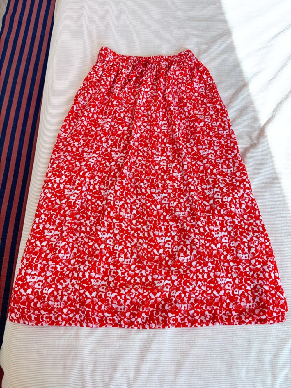Ganni Printed Light Crepe Maxi Skirt
